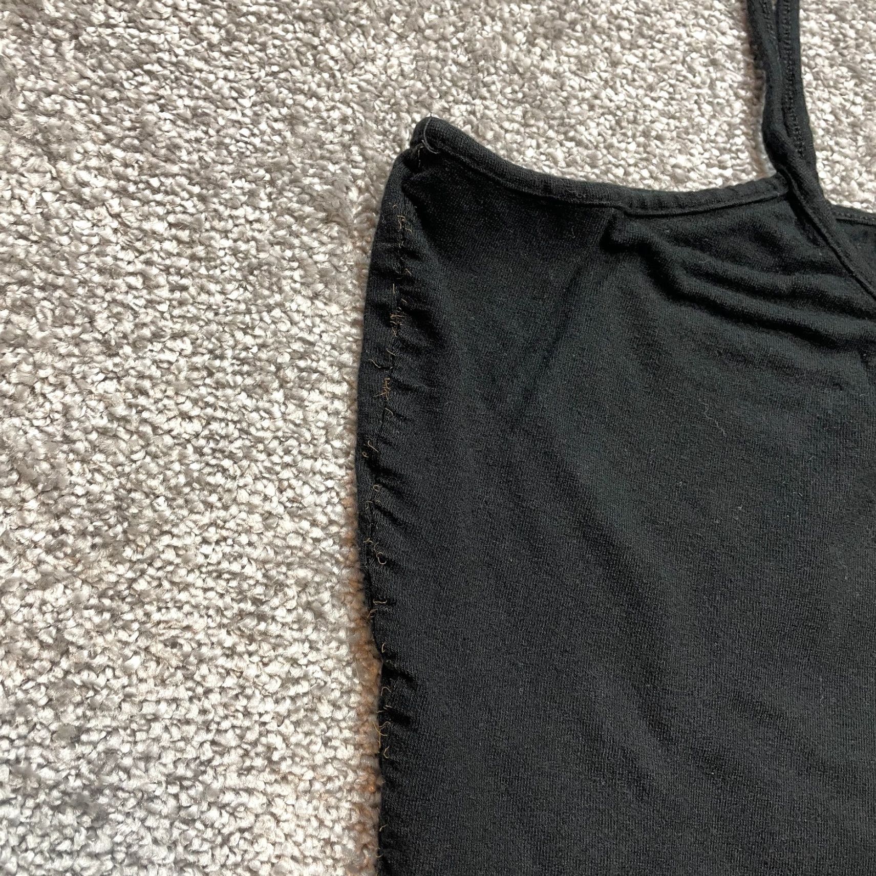 Vintage Hennes Tank Top Shirt Womens XL Black Basic Cami Sleeveless Shirt Soft Modal Tank Top Sleeveless Shirt Black XL Womens Size XL / US 12-14 / IT 48-50 - 7 Thumbnail