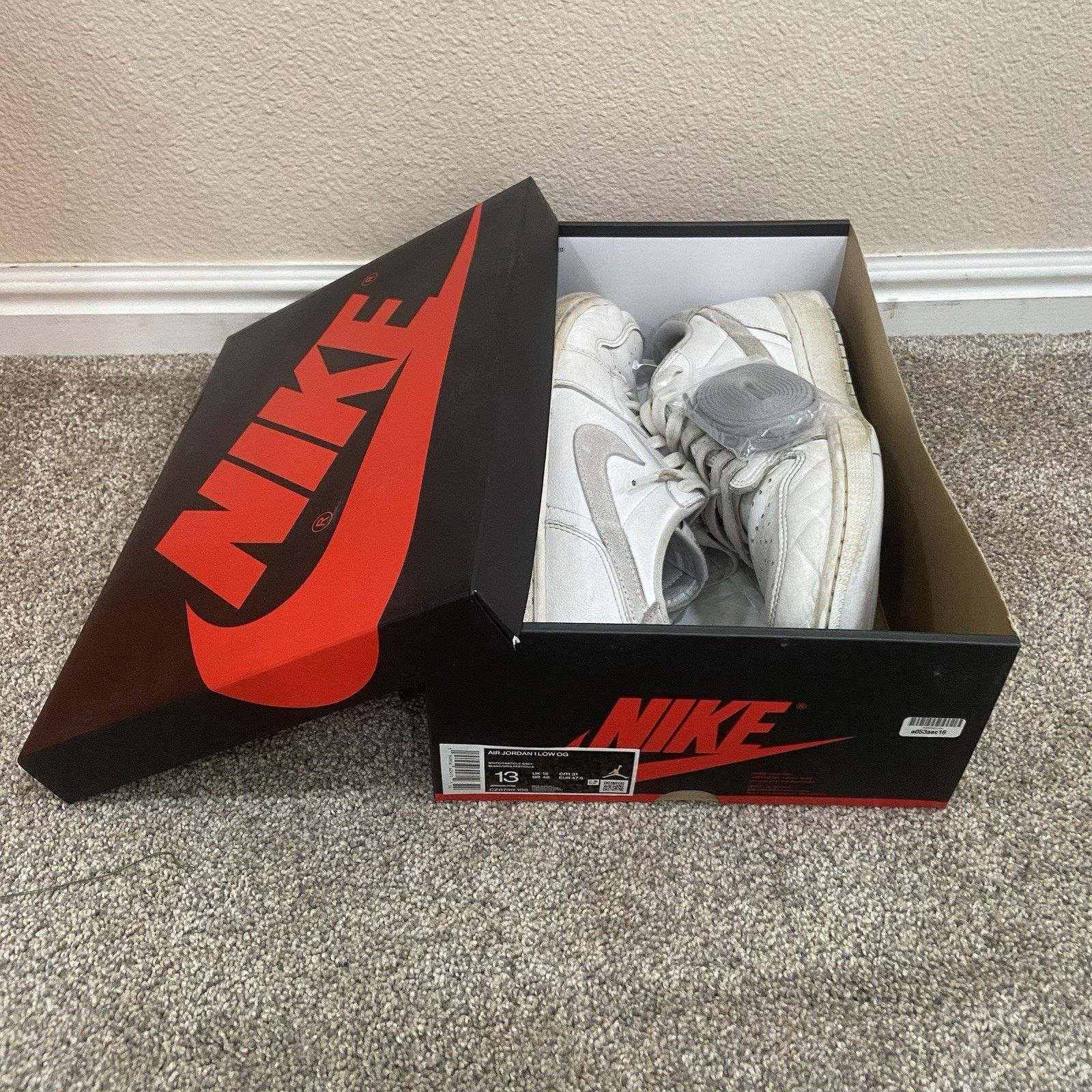 Nike Nike Air Jordan 1 Retro '85 OG Low Neutral Grey Size 13 Size US 12 / EU 45 - 8 Thumbnail