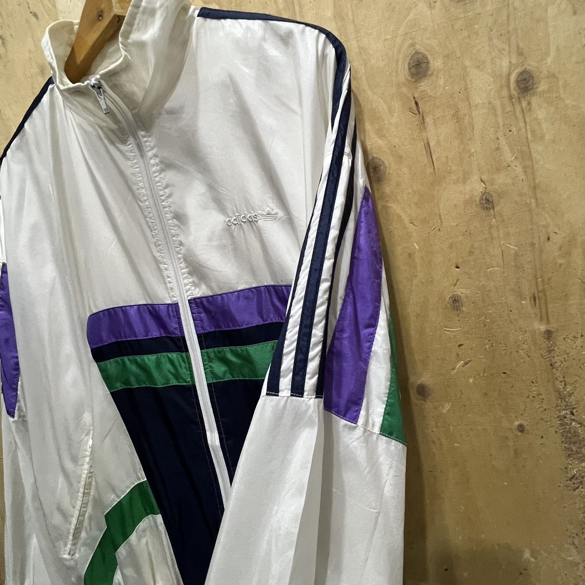 Adidas × Vintage Vintage Adidas Windbrecker Size US L / EU 52-54 / 3 - 10 Thumbnail