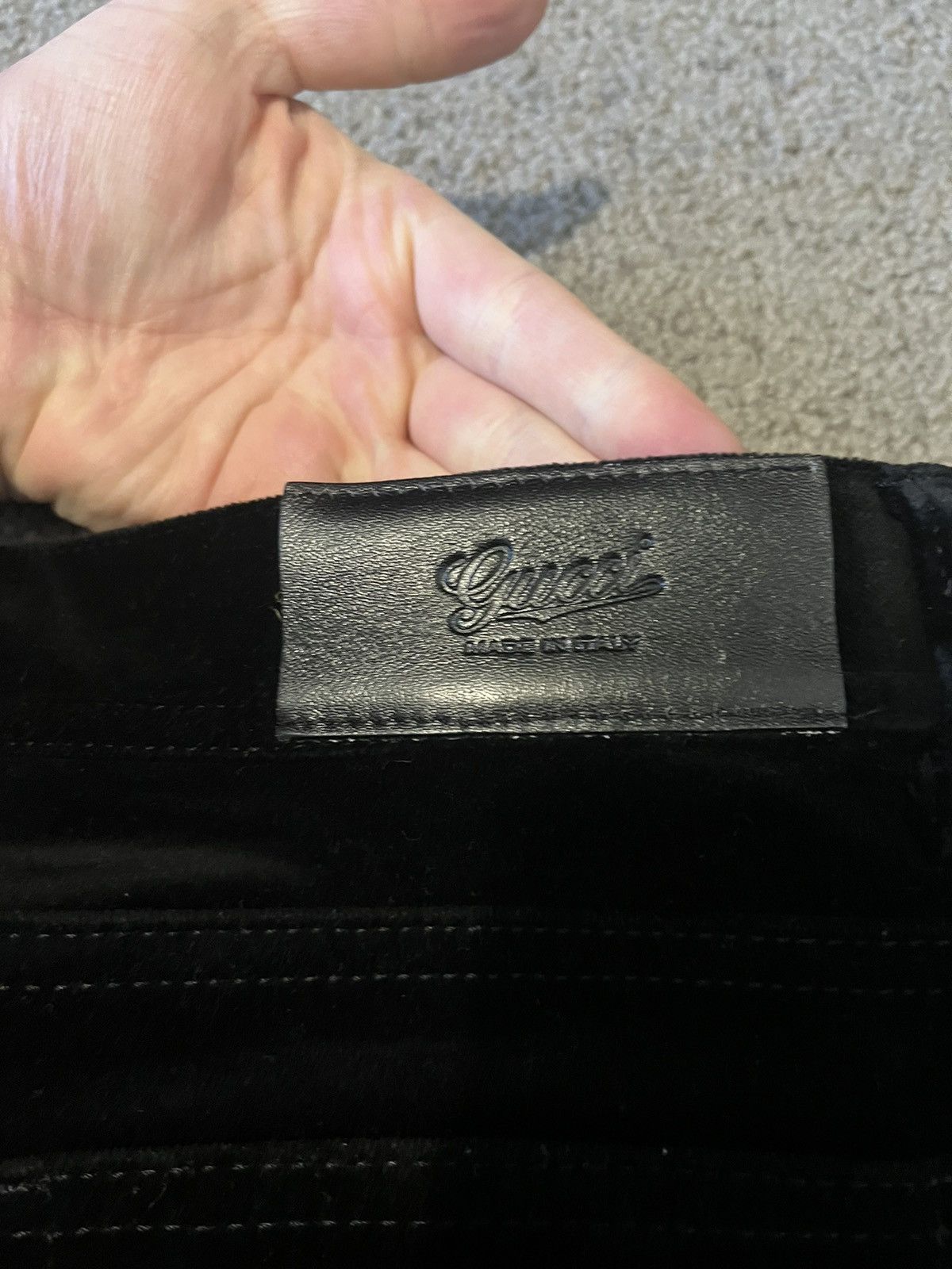 Gucci Gucci Jeans in Black Velvet Size US 28 / EU 44 - 11 Thumbnail