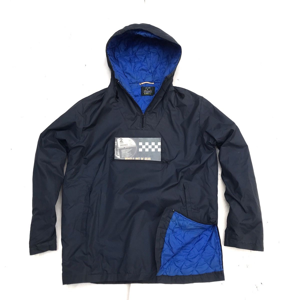 SMOCK × Vintage Rice wear Cagoule anorak Smock Middle Pocket Jacket blue Size US M / EU 48-50 / 2 - 1 Thumbnail