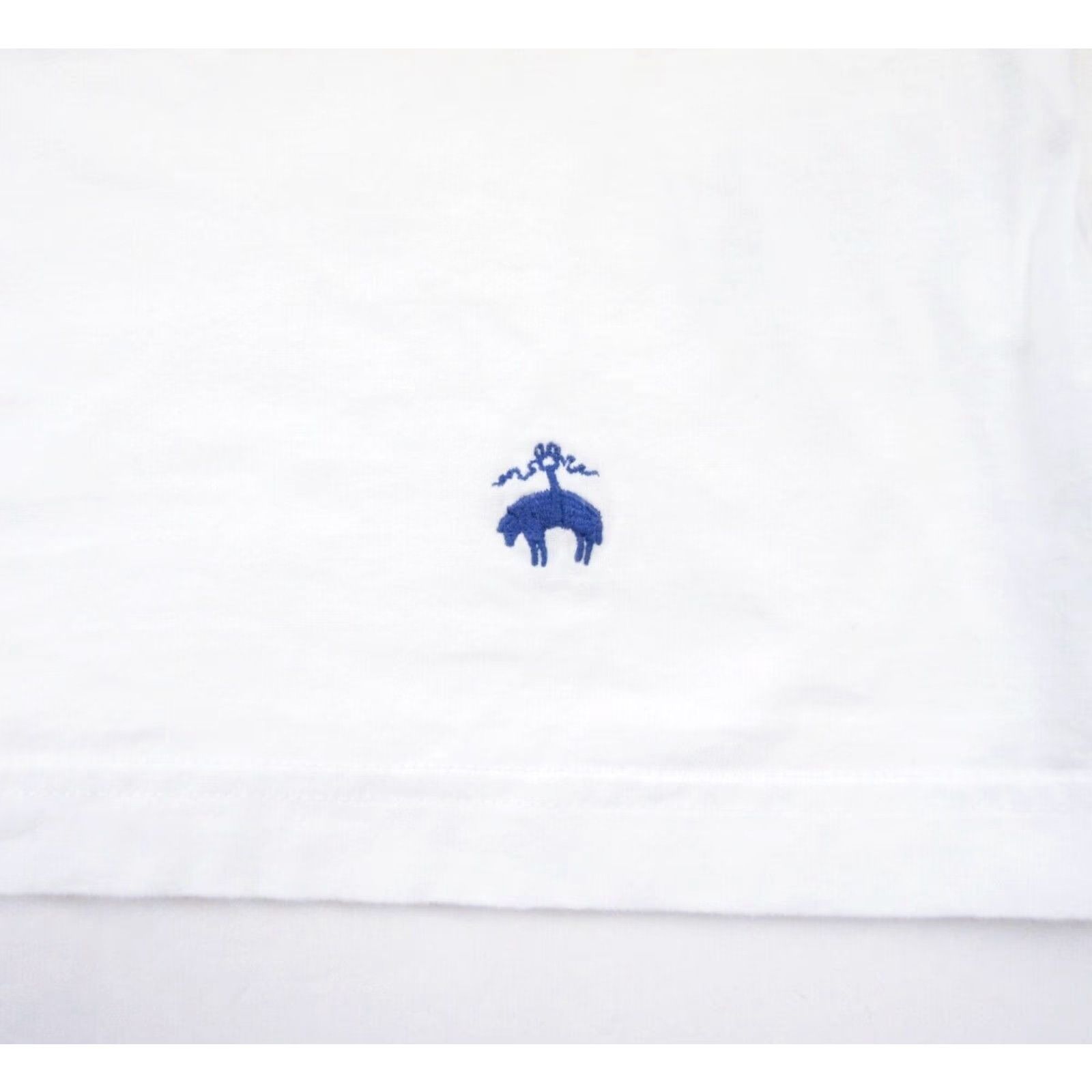 Brooks Brothers Brooks Brothers Polo Shirt Mens Large White Short Sleeve Collared Adult Size US L / EU 52-54 / 3 - 4 Thumbnail