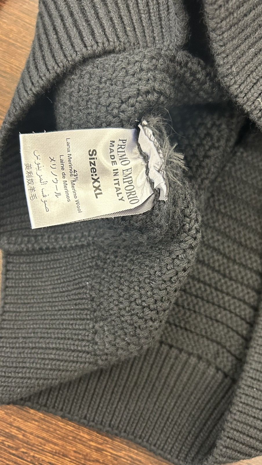 Other NWT Primo Emporio Deadstock Knit Jumper - Black - XXL Size US XXL / EU 58 / 5 - 5 Thumbnail