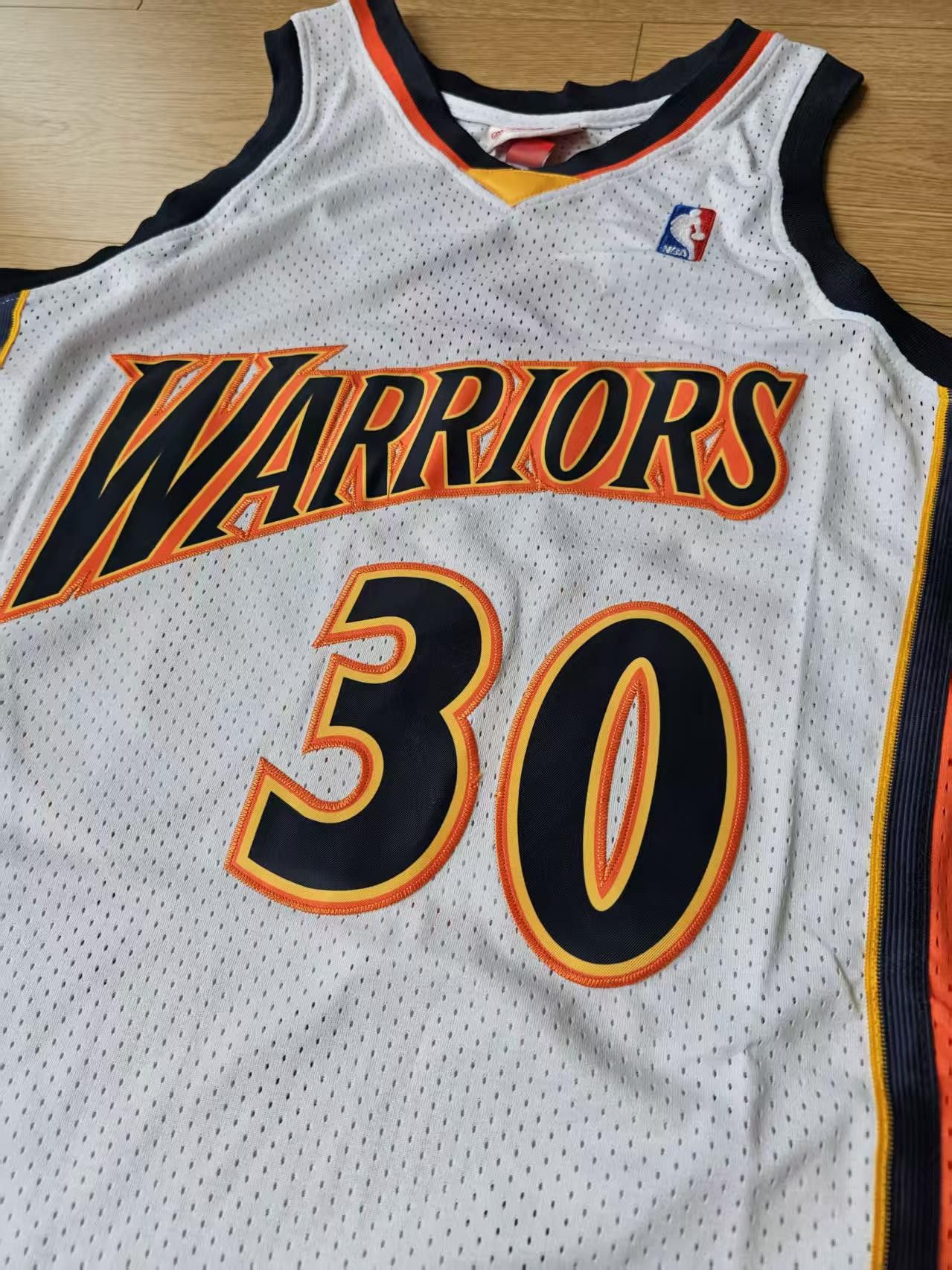 NBA 2009 2010 Golden State Warriors #30 Stephen Curry Jersey Size US XL / EU 56 / 4 - 5 Thumbnail