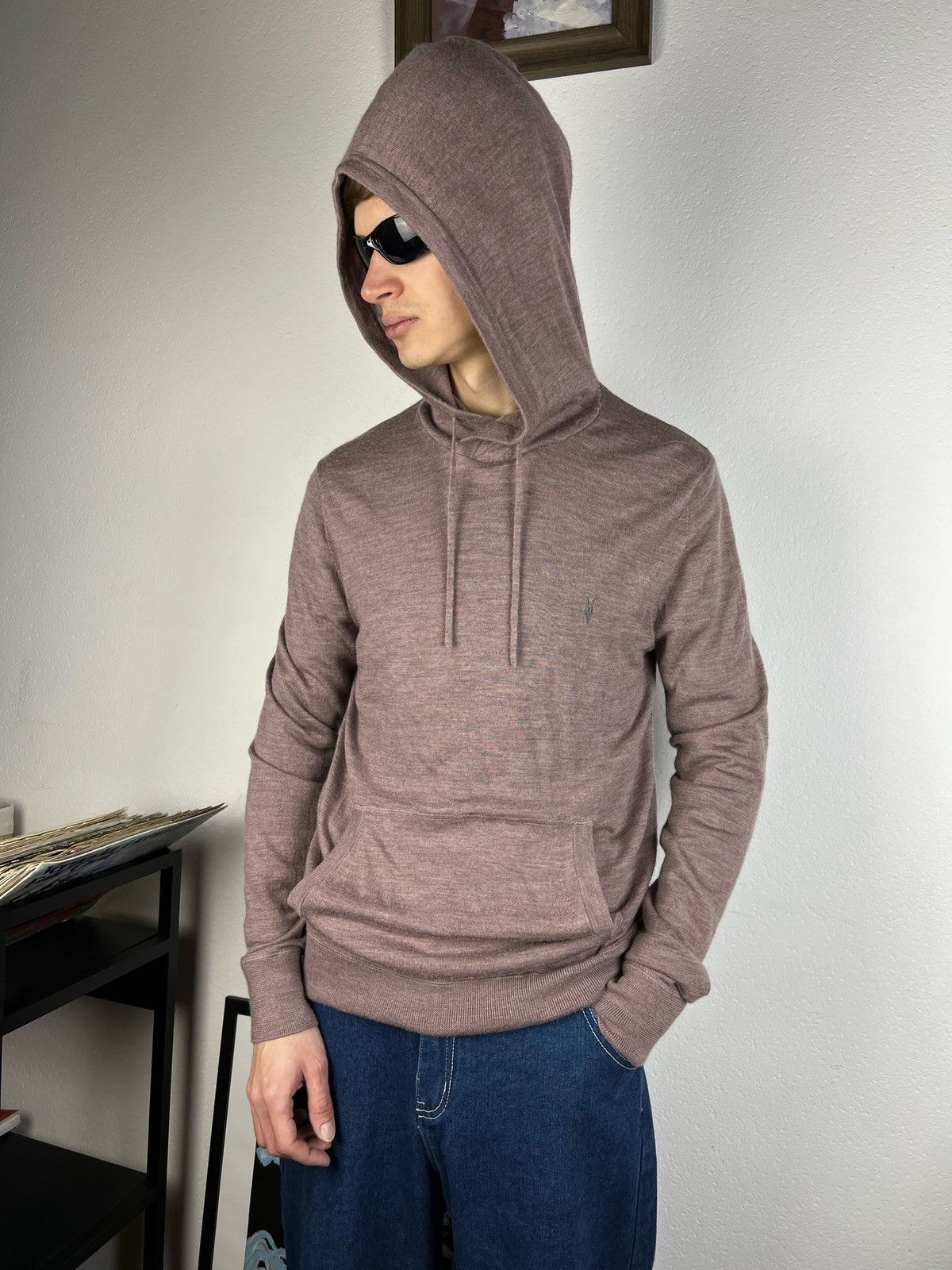 Allsaints All saints Merino wool Hoodie Size US L / EU 52-54 / 3 - 1 Thumbnail