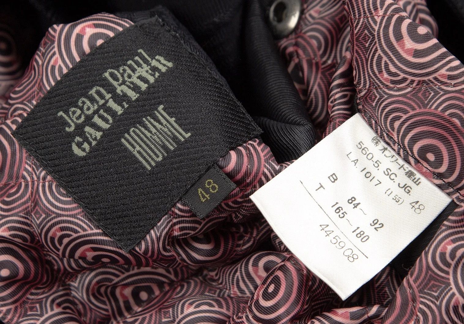 Jean Paul Gaultier Quilted Flower Jacquard Grosgrain Coat in Black, Size 48 Size US M / EU 48-50 / 2 - 17 Thumbnail