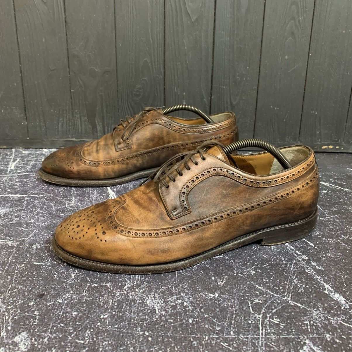 Silvano Sassetti Silvano Sassetti Men’s Leather Brogue Size 8 Size US 8 / EU 41 - 4 Thumbnail