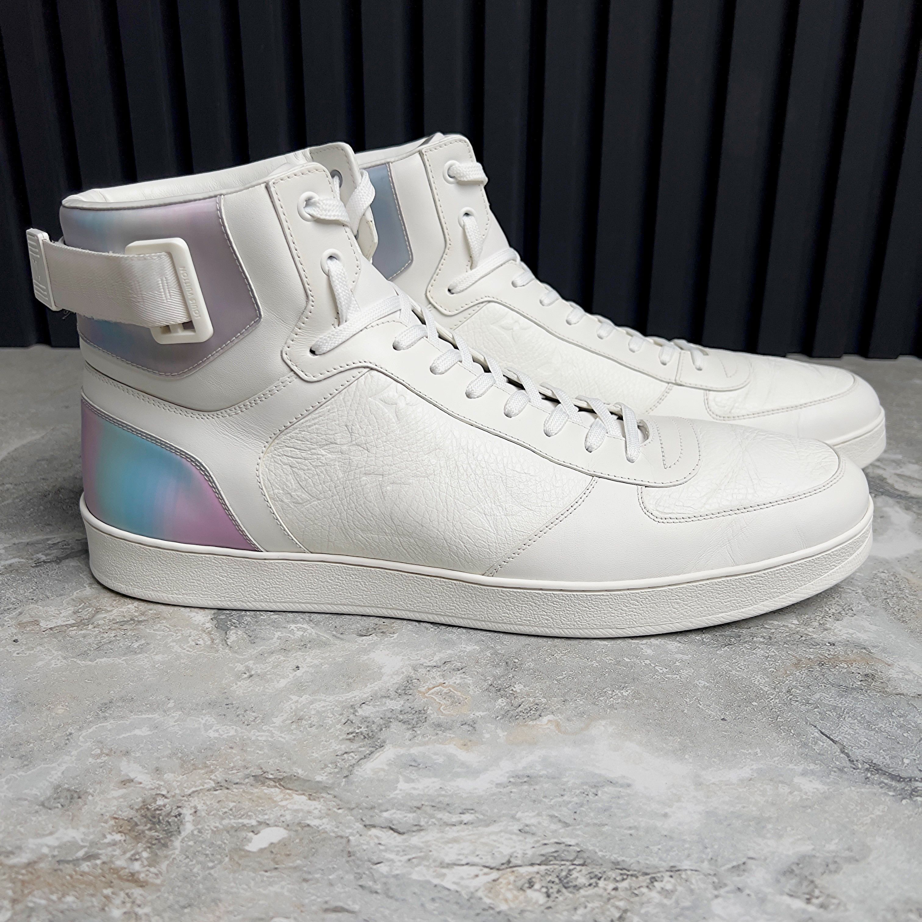 Louis Vuitton Louis Vuitton Rivoli Monogram High Sneaker Leather Size US 14 / EU 47 - 6 Thumbnail