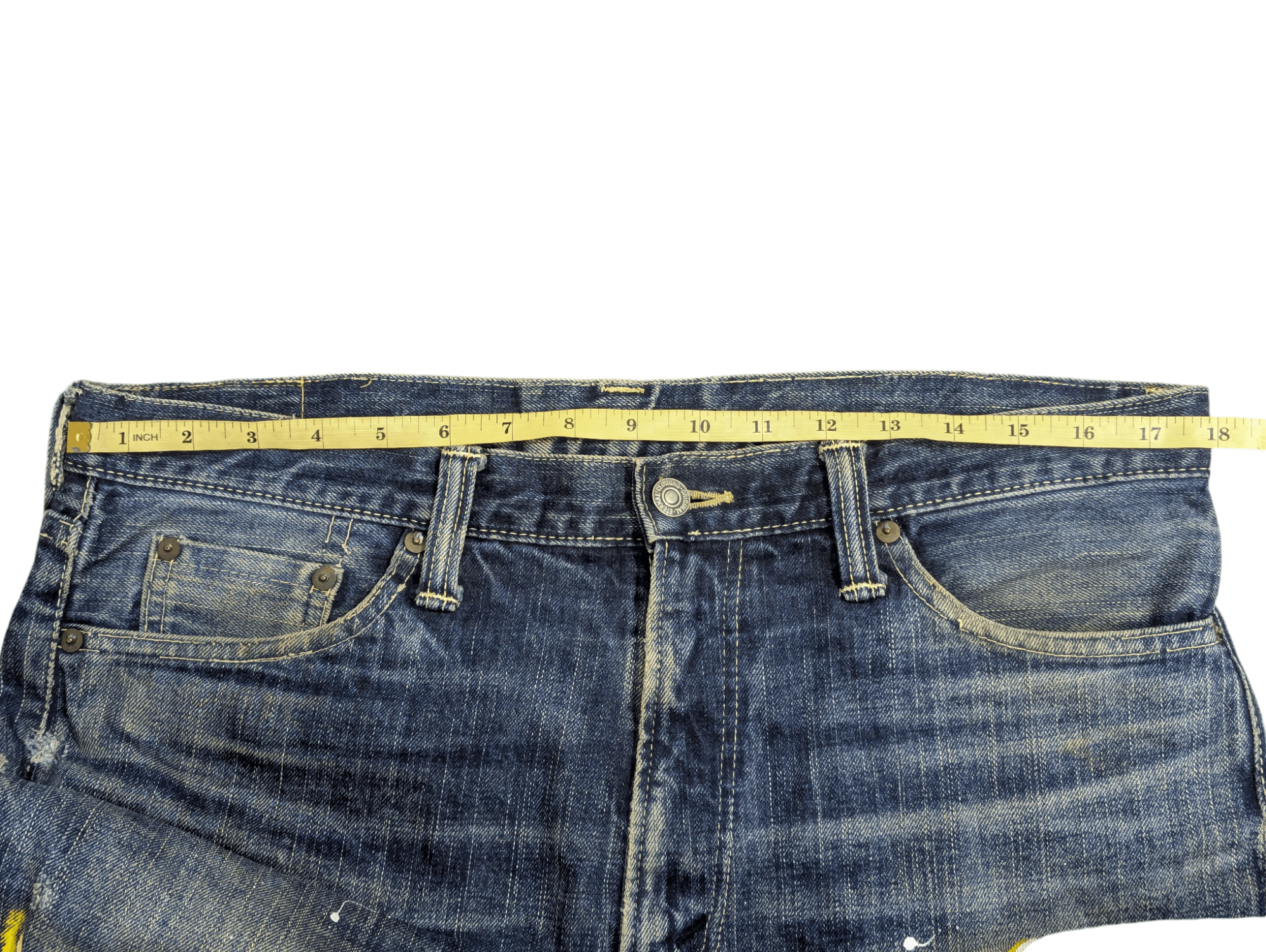 Eternal 🔥FREE SHIPPING🔥 ETERNAL 🇯🇵 SELVEDGE JEANS DENIM PAINTER Size US 34 / EU 50 - 18 Thumbnail