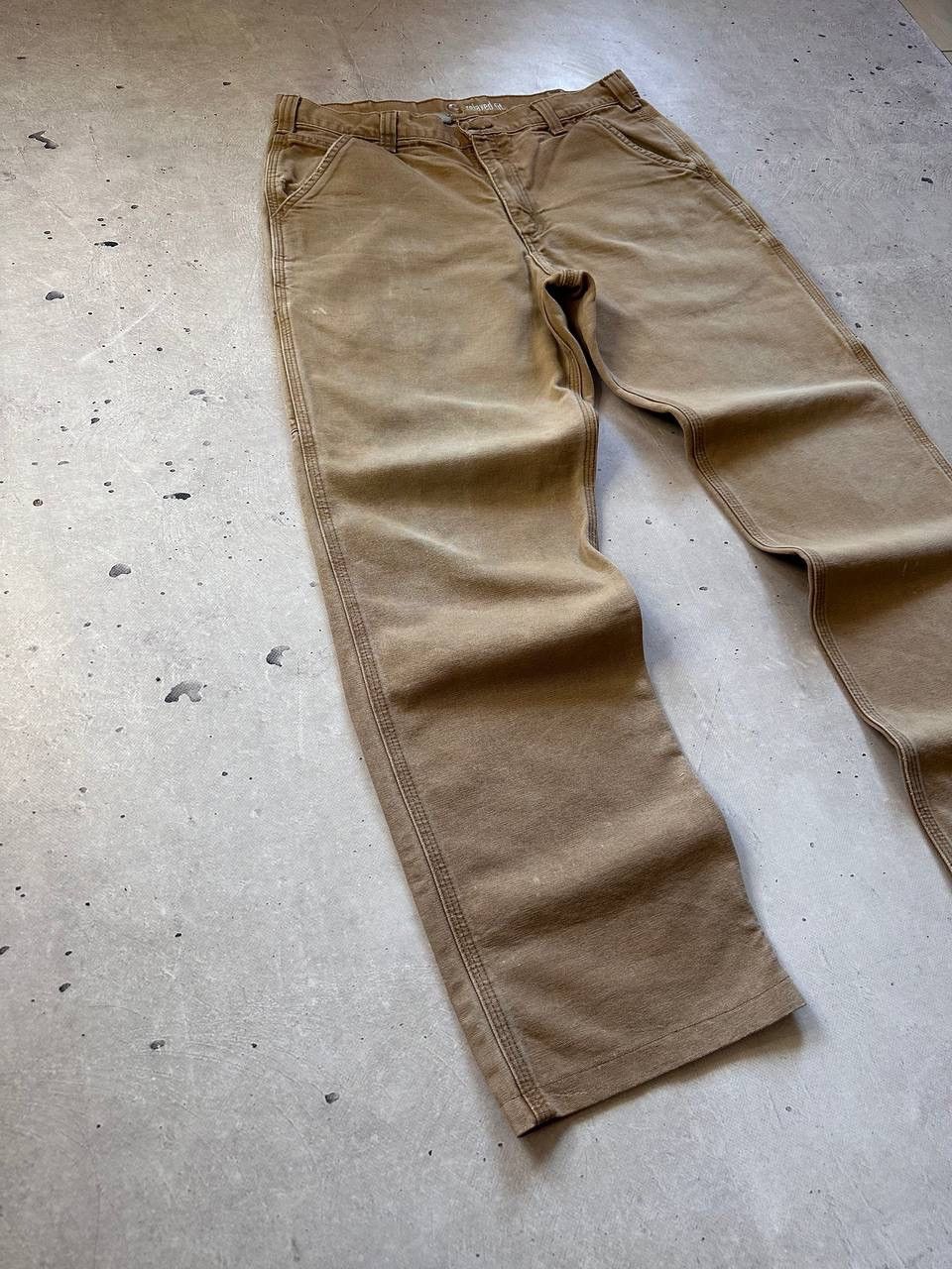 Carhartt × Vintage Carhartt Vintage Baggy Fit Faded Jeans Size US 34 / EU 50 - 7 Thumbnail