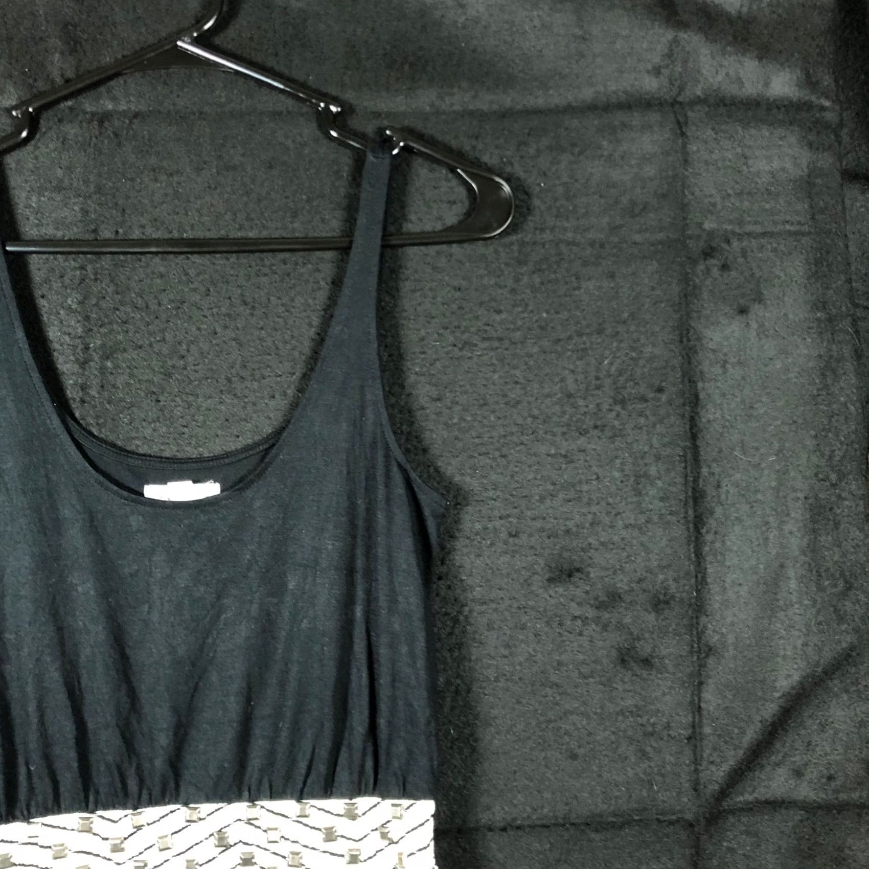 Anthropologie Silence + Noise Womens Dress Geometric Sleeveless Black White Midi Small Enjoy Casual Party/Cocktail Travel Womens Size S / US 4 / IT 40 - 5 Thumbnail