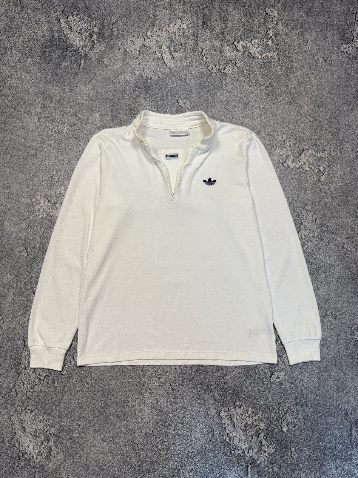 Adidas Vintage Adidas 1/4 Zip Sweatshirt Size US S / EU 44-46 / 1 - 1 Thumbnail