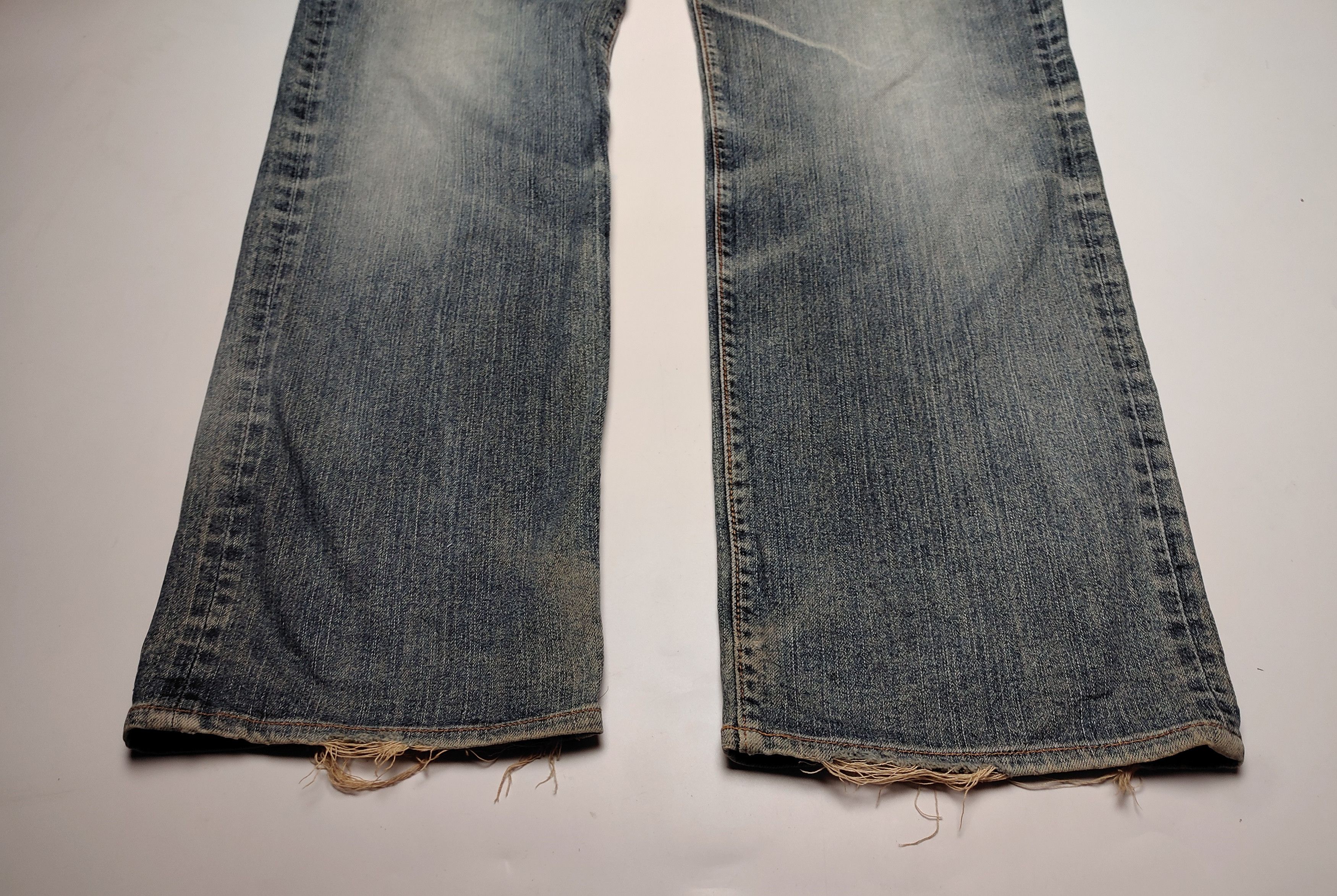 Vintage GL Heart distressed rusty mud denim pants Size US 32 / EU 48 - 5 Thumbnail