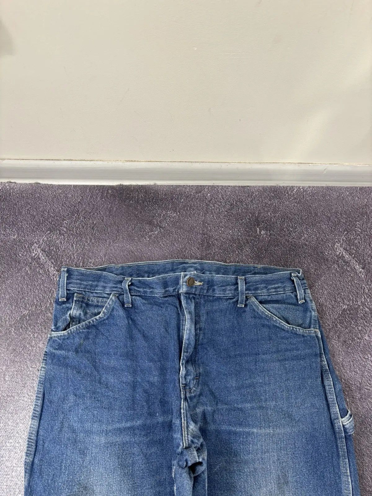 Dickies × Vintage Vintage Dickies Y2K Relaxed Fit USA Hype Blue Denim Jeans Size US 36 / EU 52 - 7 Thumbnail