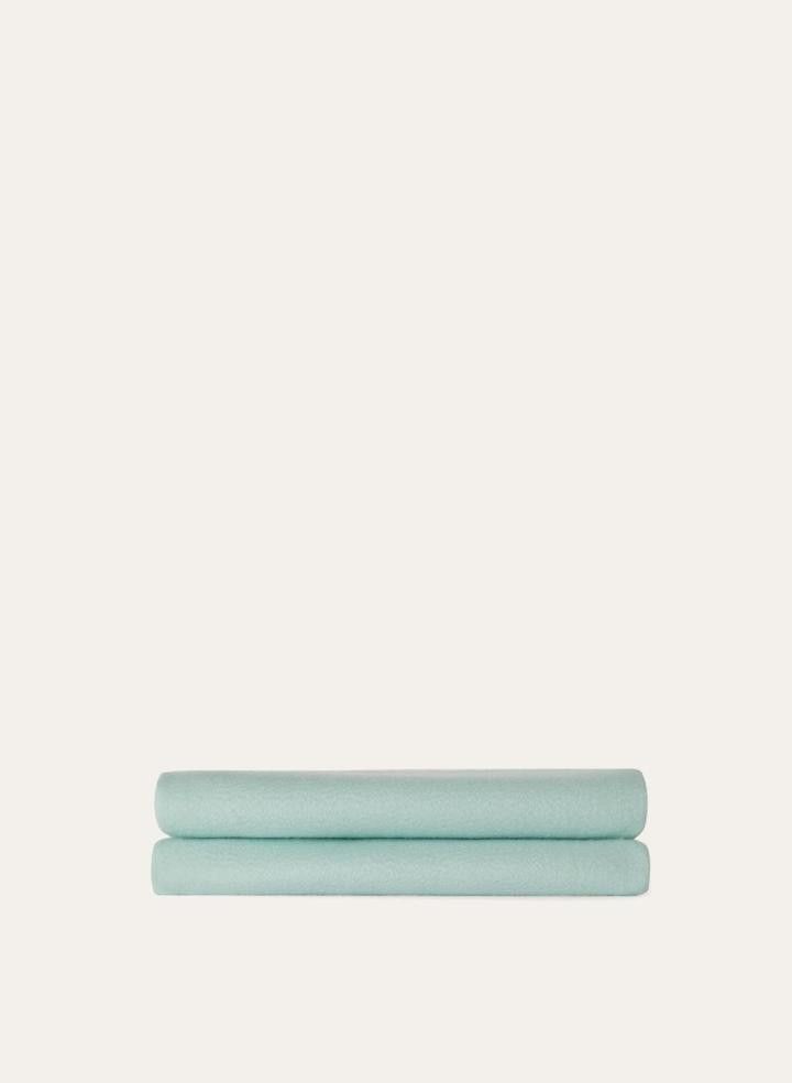 Loro Piana o1srvl11e0526 FAA1158 Size: OS / Unito Blanket in Mint Green Size ONE SIZE - 3 Thumbnail