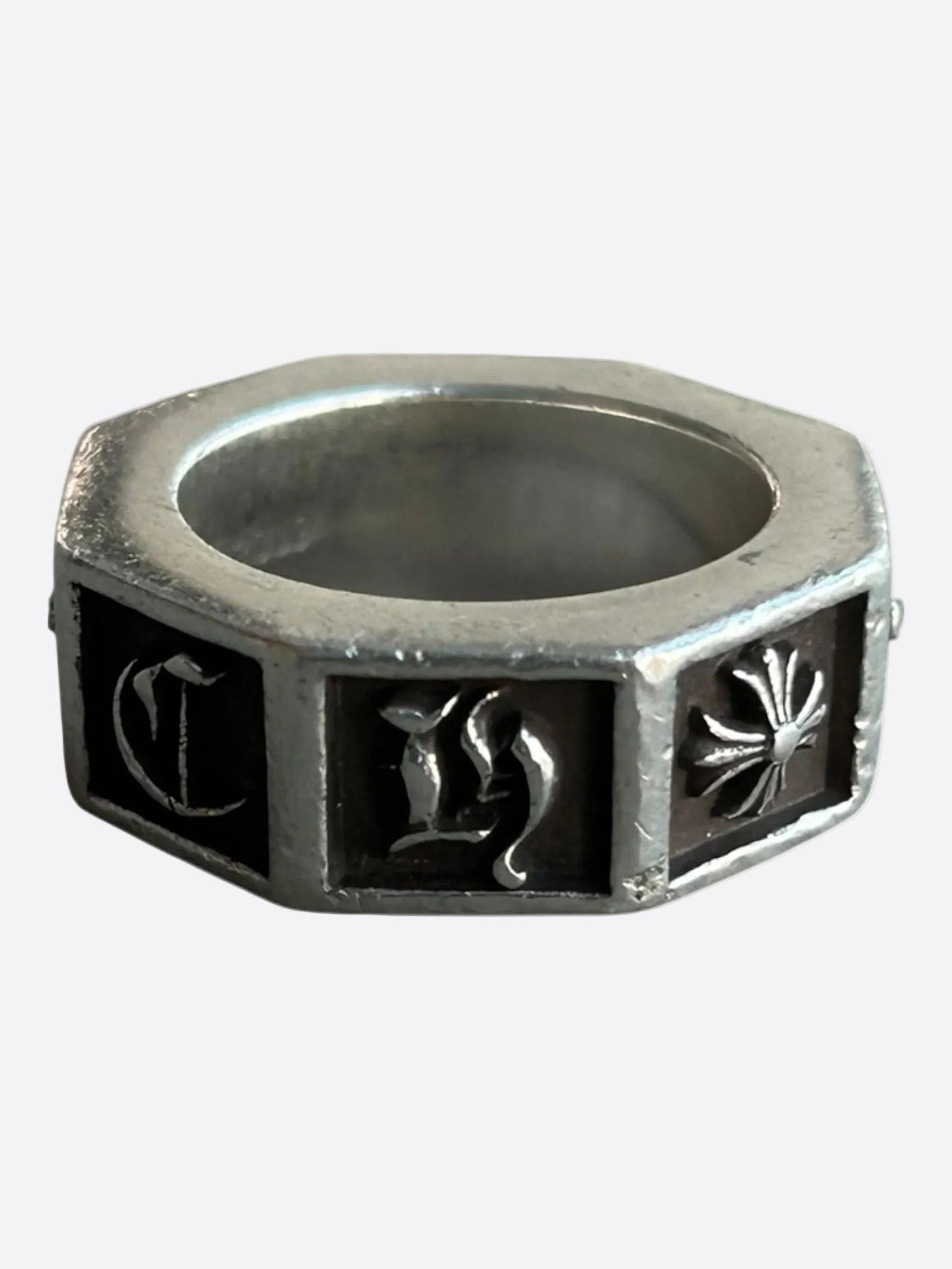 Chrome Hearts Chrome Hearts Silver Plus Alphabet Ring Size ONE SIZE - 1 Thumbnail
