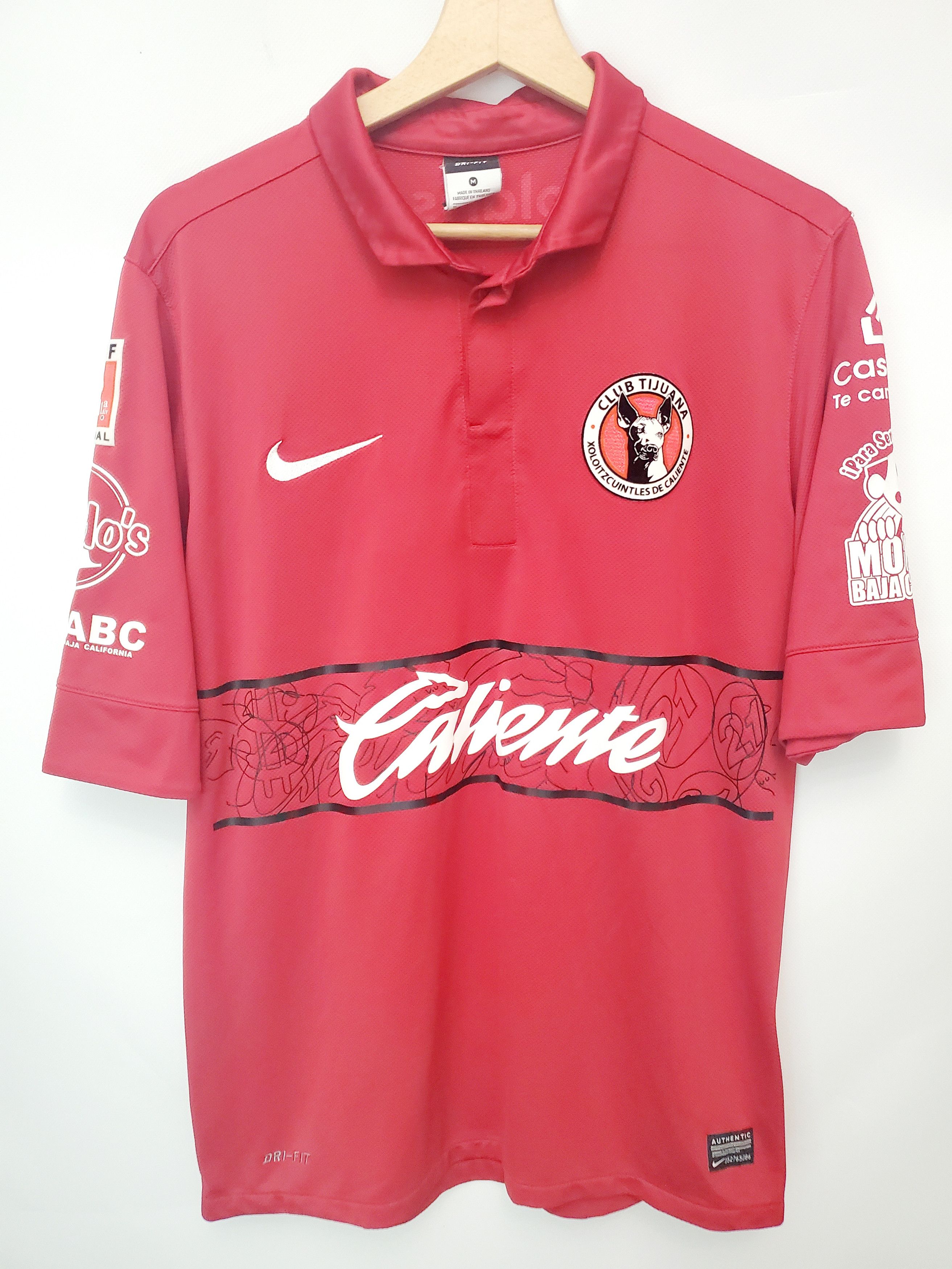 Nike Club Tijuana Xolos Xoloitzcuintles Campeon 2012 1/4 Zip Hoodie outlets Medium