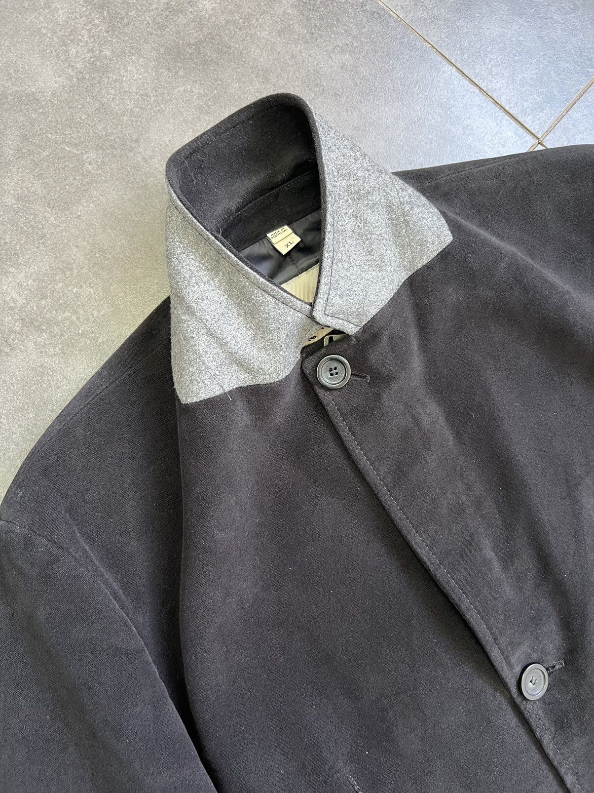 Burberry × Burberry Prorsum Burberry London Velour Blazer Jacket Size US XL / EU 56 / 4 - 7 Thumbnail