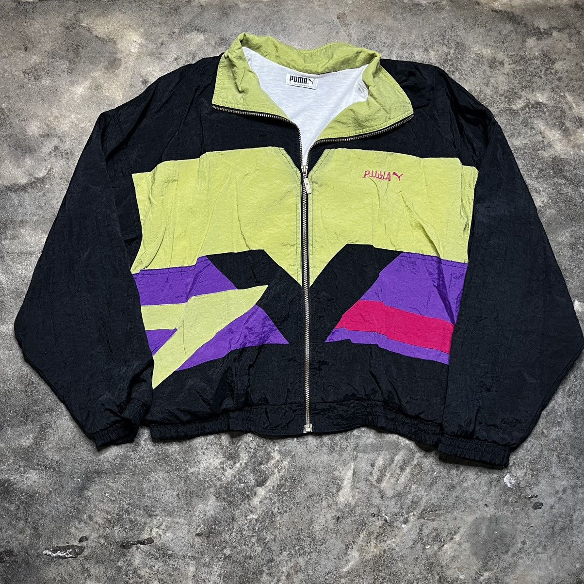 Vintage vintage puma zip up baggy windbreaker jacket Size US XL / EU 56 / 4 - 3 Thumbnail