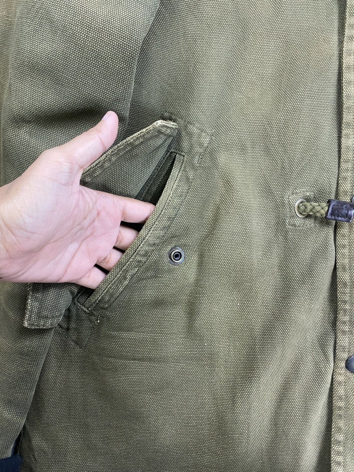 Vintage Vintage Arkap Military Made In Italy Canvas Hoodie Jacket Size US M / EU 48-50 / 2 - 9 Thumbnail