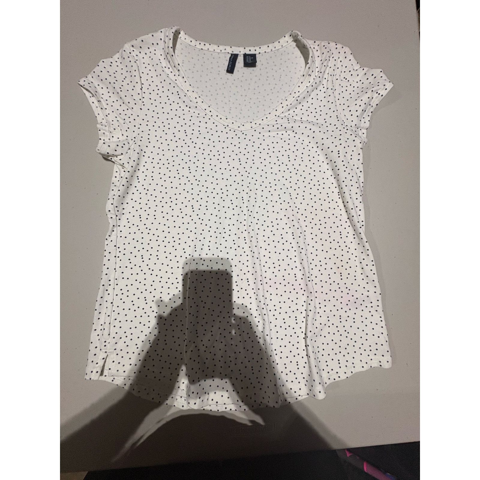 Cynthia Rowley Cynthia Rowley Women’s XL V Neck Short Sleeve Top Size XL / US 12-14 / IT 48-50 - 4 Thumbnail