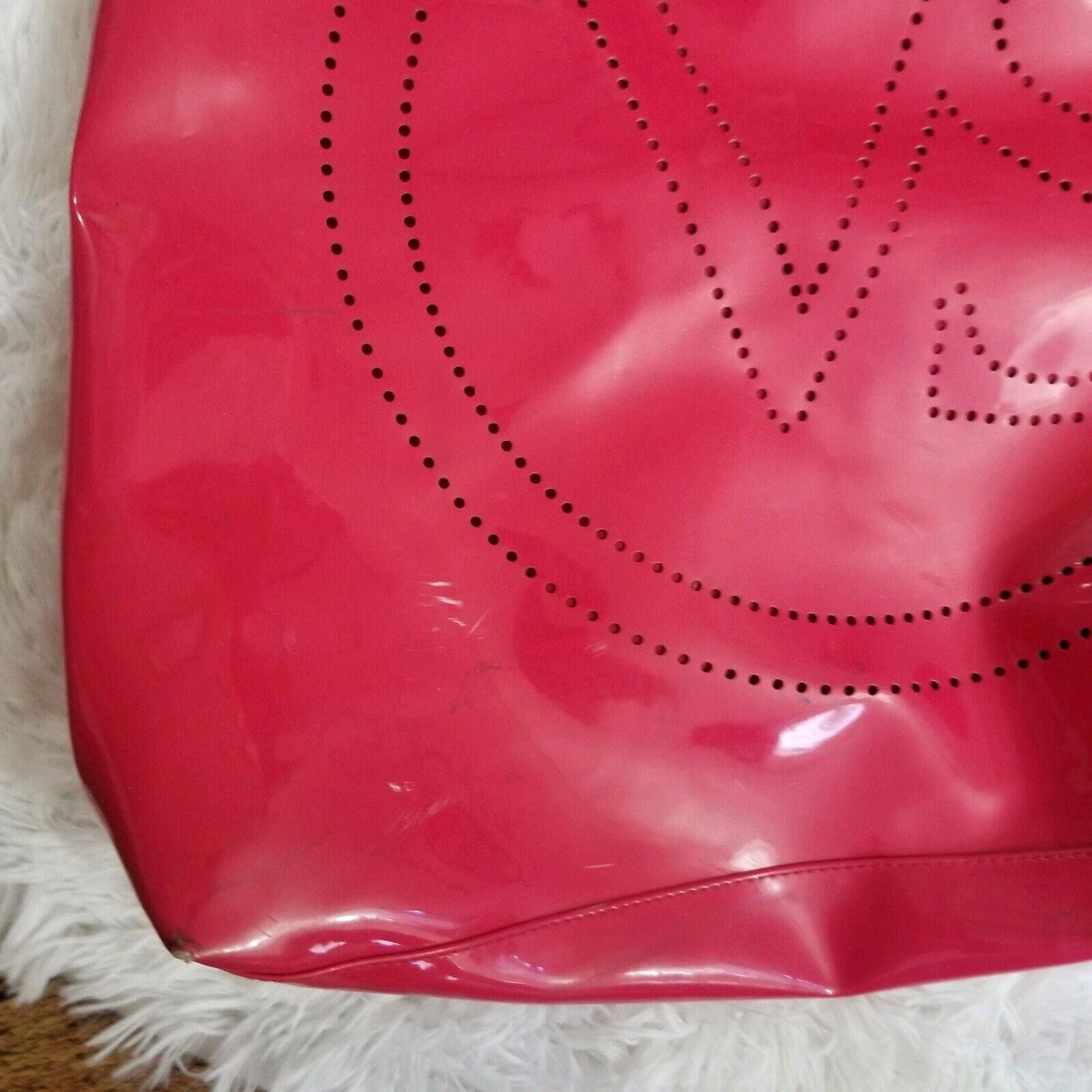 Designer Victoria Secret Bag Tote Beach medium pink wax Size ONE SIZE - 5 Thumbnail