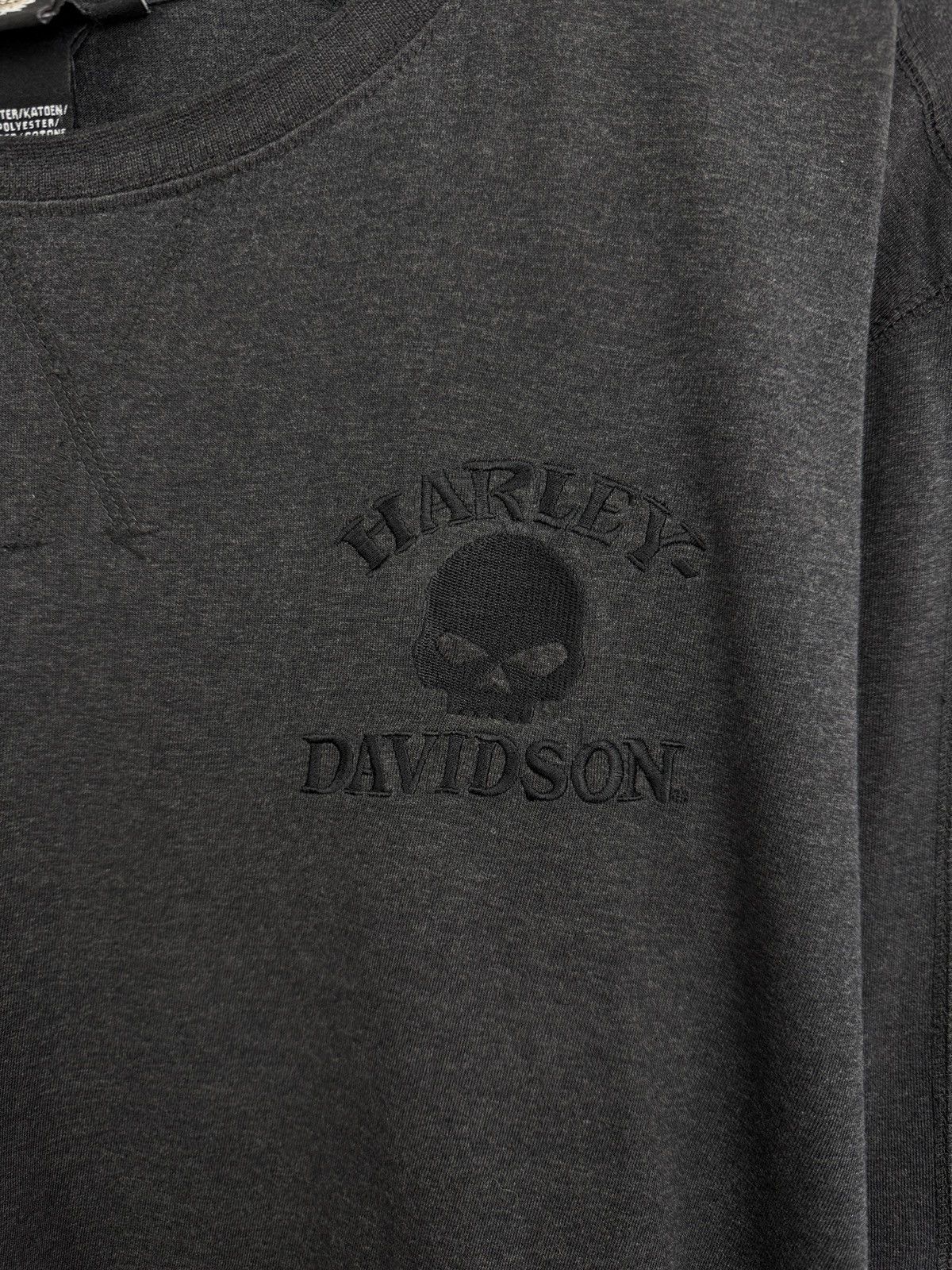 Harley Davidson 🇺🇸Vintage Y2K Harley Davidson Skull Skeleton T-Shirt Rare Size US XL / EU 56 / 4 - 8 Thumbnail