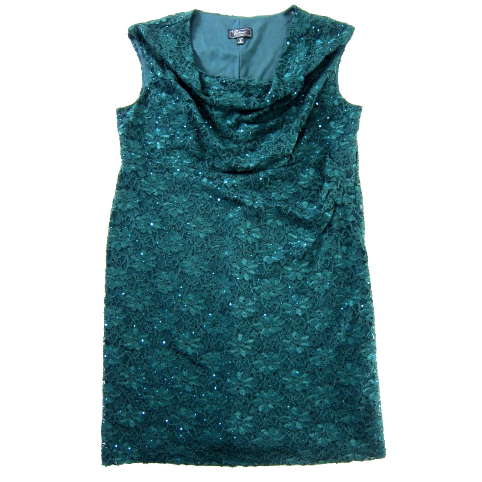 dressbarn green dress Dressbarn Green Paisley Patterned Dress