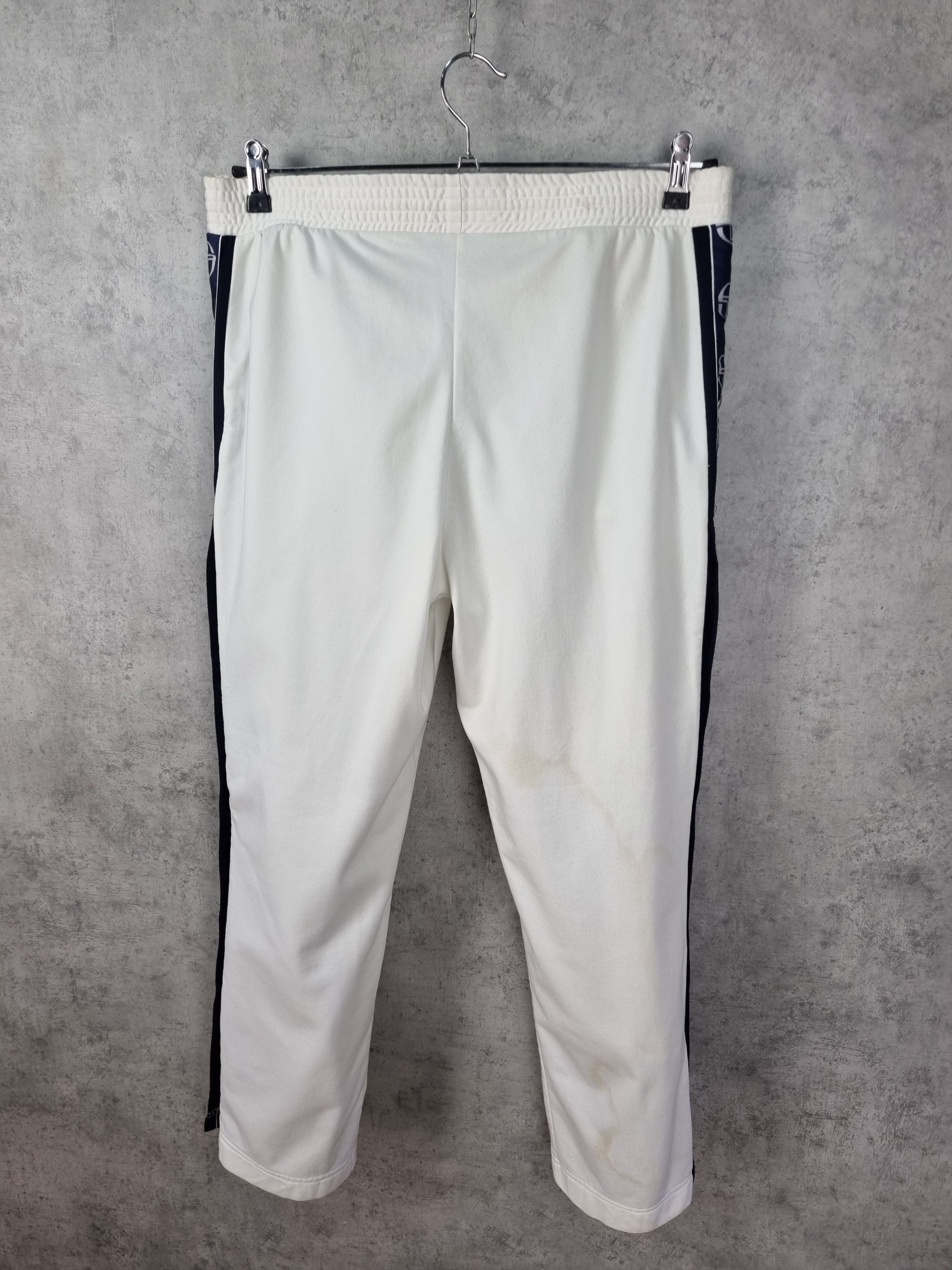 Sergio Tacchini × Vintage Sergio Tacchini Popper Italian Gardenia Tracksuit Pant Size US 36 / EU 52 - 5 Thumbnail