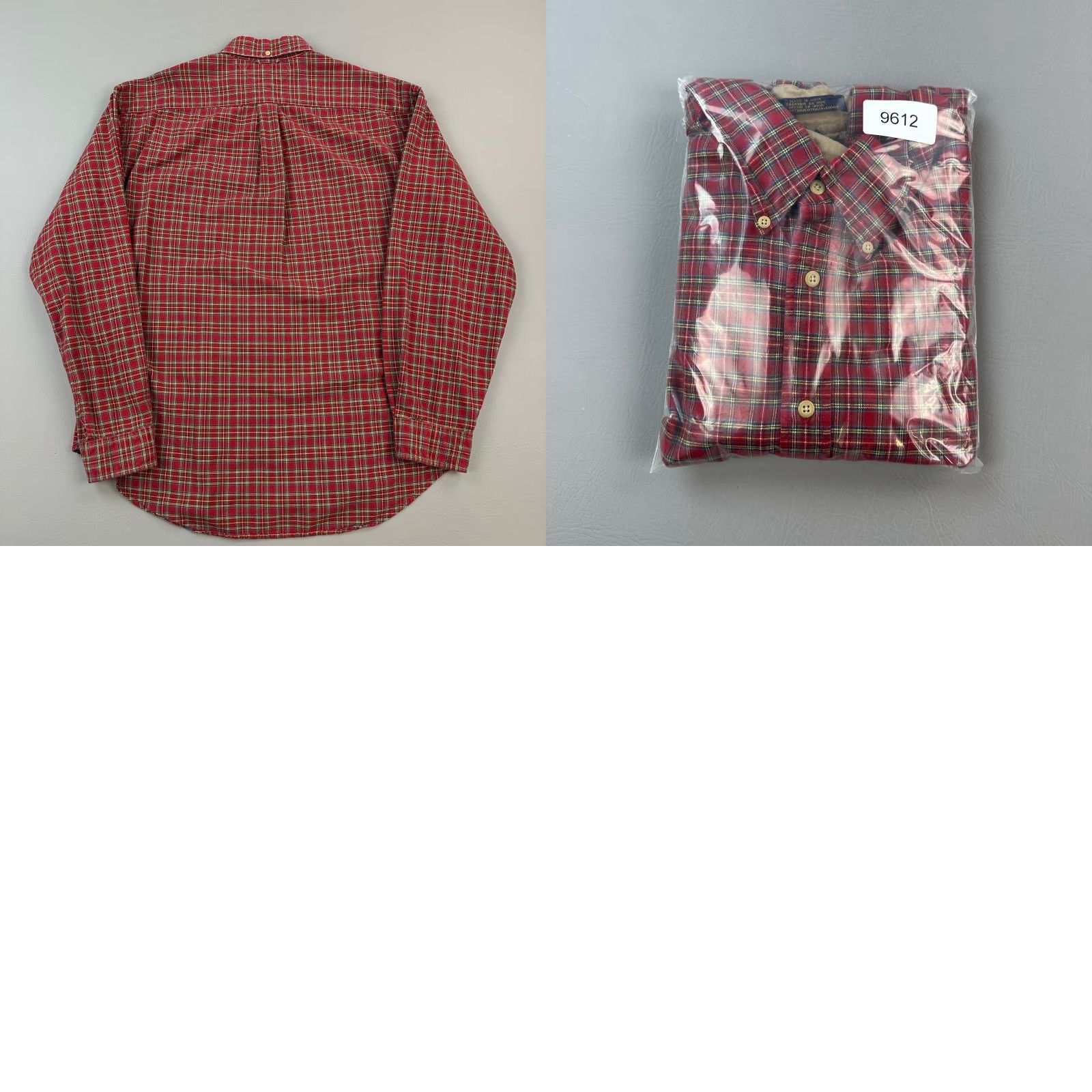 Tommy Hilfiger VINTAGE Tommy Hilfiger Shirt Mens XL Red Plaid Crest Logo Button-Down Preppy Y2K Size US XL / EU 56 / 4 - 9 Thumbnail