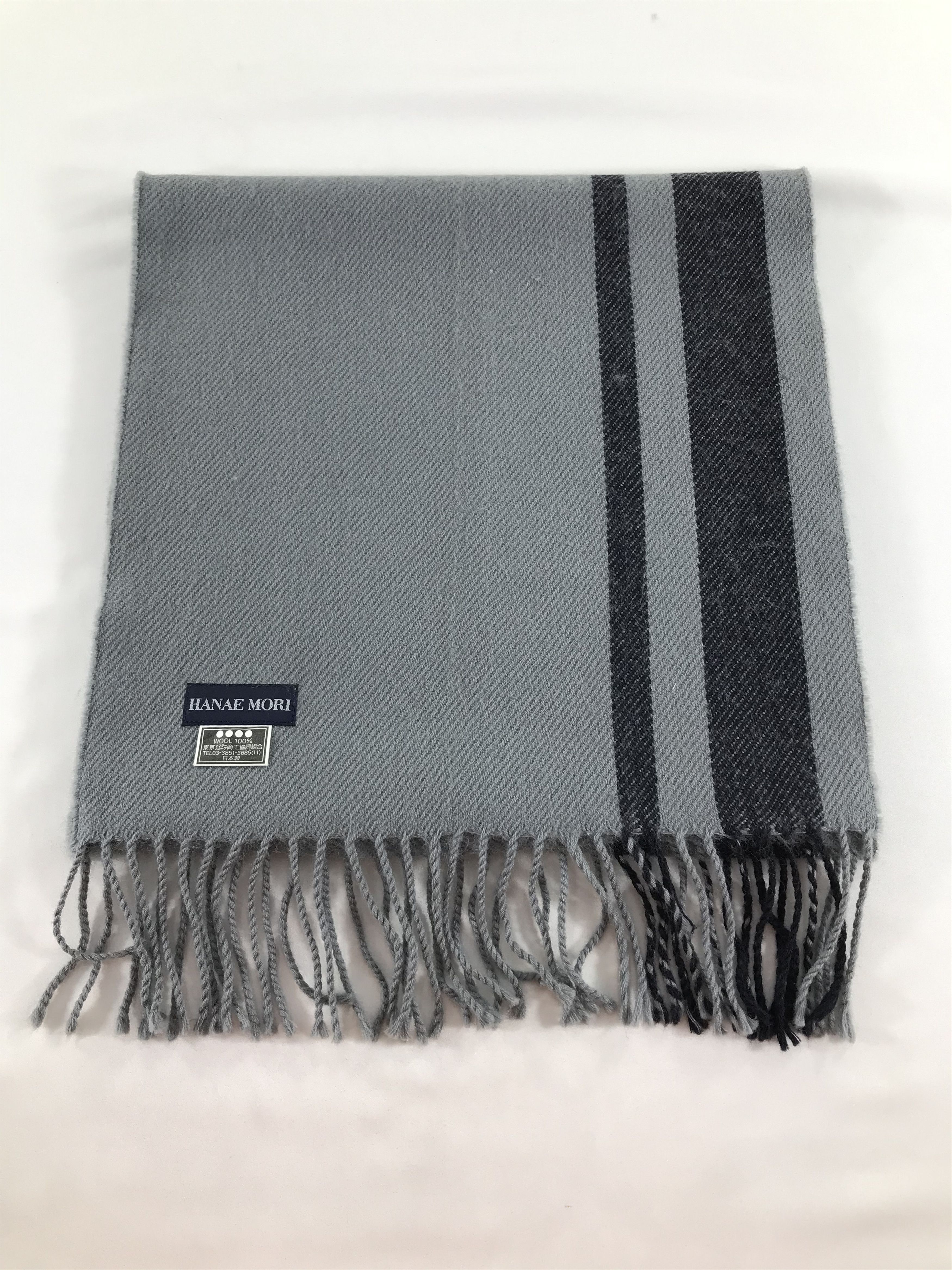 Hanae Mori Hanae Mori Wool Scarf Muffler V225 Size ONE SIZE - 2 Thumbnail