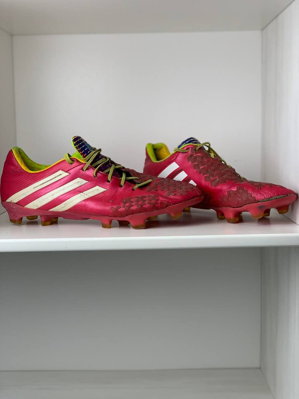 Adidas Adidas Predator LZ TRX FG Football Boots Cleats Soccer Pink Size US 10 / EU 43 - 2 Thumbnail