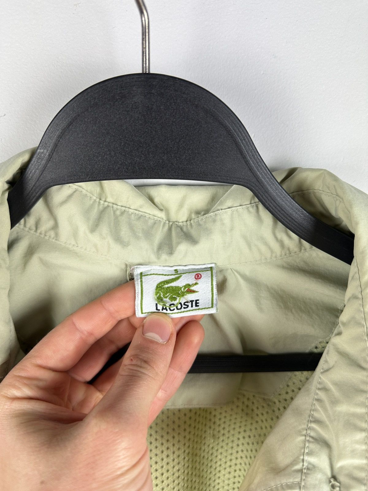 Lacoste × Vintage Vintage Y2K Lacoste Baggy Track Jacket Nylon Size US XL / EU 56 / 4 - 12 Thumbnail