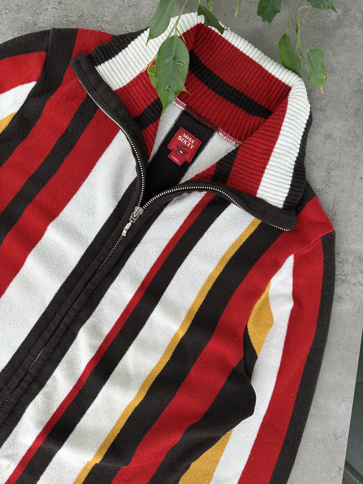 Miss Sixty Miss Sixty Zip Cardigan Size L / US 10 / IT 46 - 4 Thumbnail