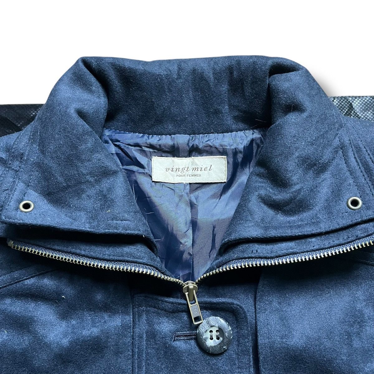 If Six Was Nine × Japanese Brand × Le Grande Bleu (L.G.B.) OFFER🤝 JAPANESE BRAND VINGT MIEL POUR FEMMES SUEDE JACKET Size US M / EU 48-50 / 2 - 5 Thumbnail