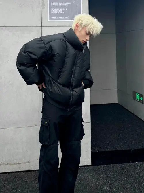 VIBE Black Puffer Jacket Size US L / EU 52-54 / 3 - 8 Thumbnail