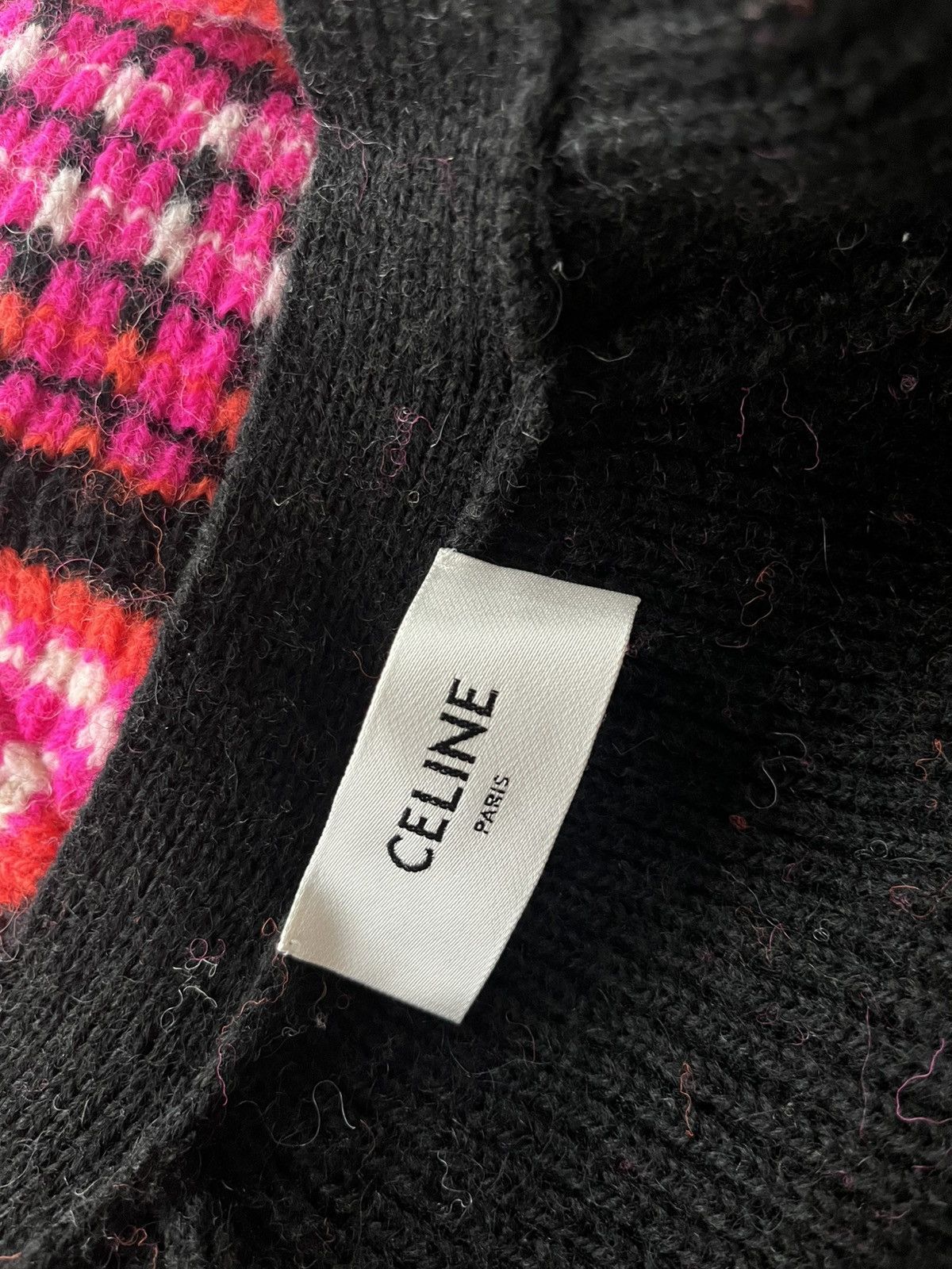 Celine × Hedi Slimane Super Runway Celine Hedi Slimane Logo Cardigan Coat Rare Size US L / EU 52-54 / 3 - 22 Thumbnail