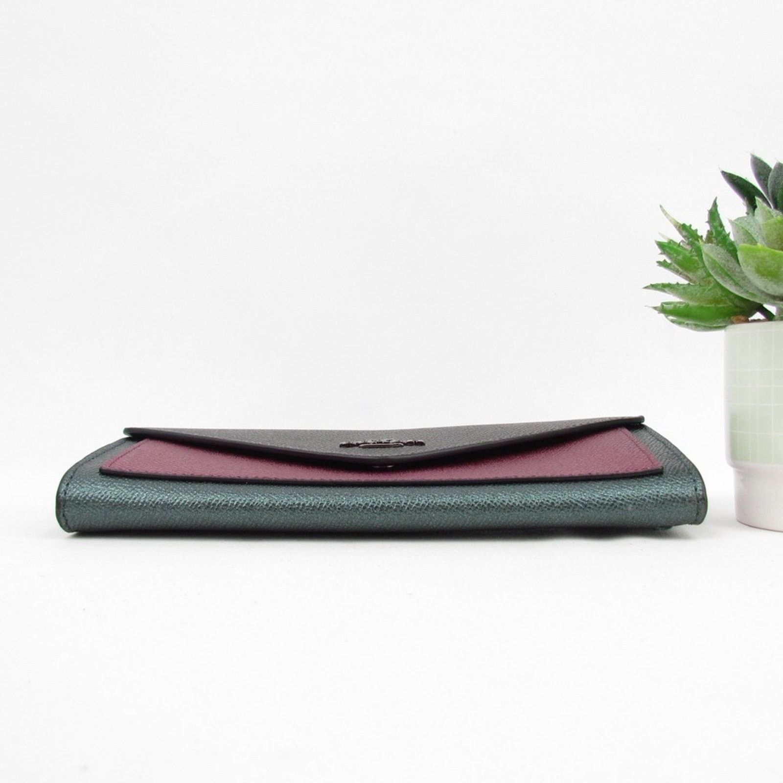 Coach Coach Super Rare Color Soft Wallet In Colorblock Size ONE SIZE - 5 Thumbnail