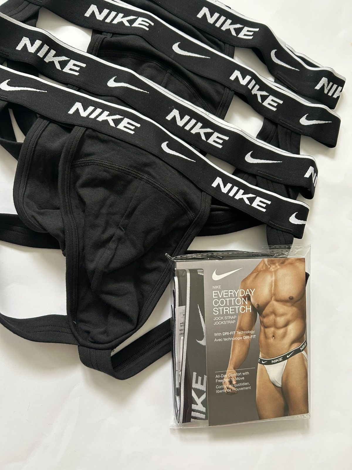 Nike Nike Everyday cotton jockstrap underwear All sizes 1 Pair Size ONE SIZE - 1 Thumbnail