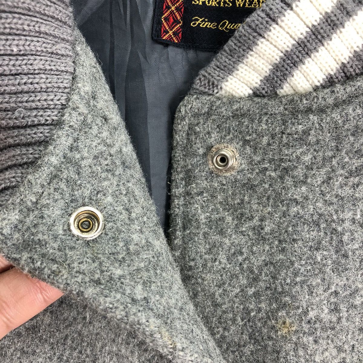McGregor Vintage 90's Wool Varsity Jacket by McGregor Sportswear Size US S / EU 44-46 / 1 - 14 Thumbnail