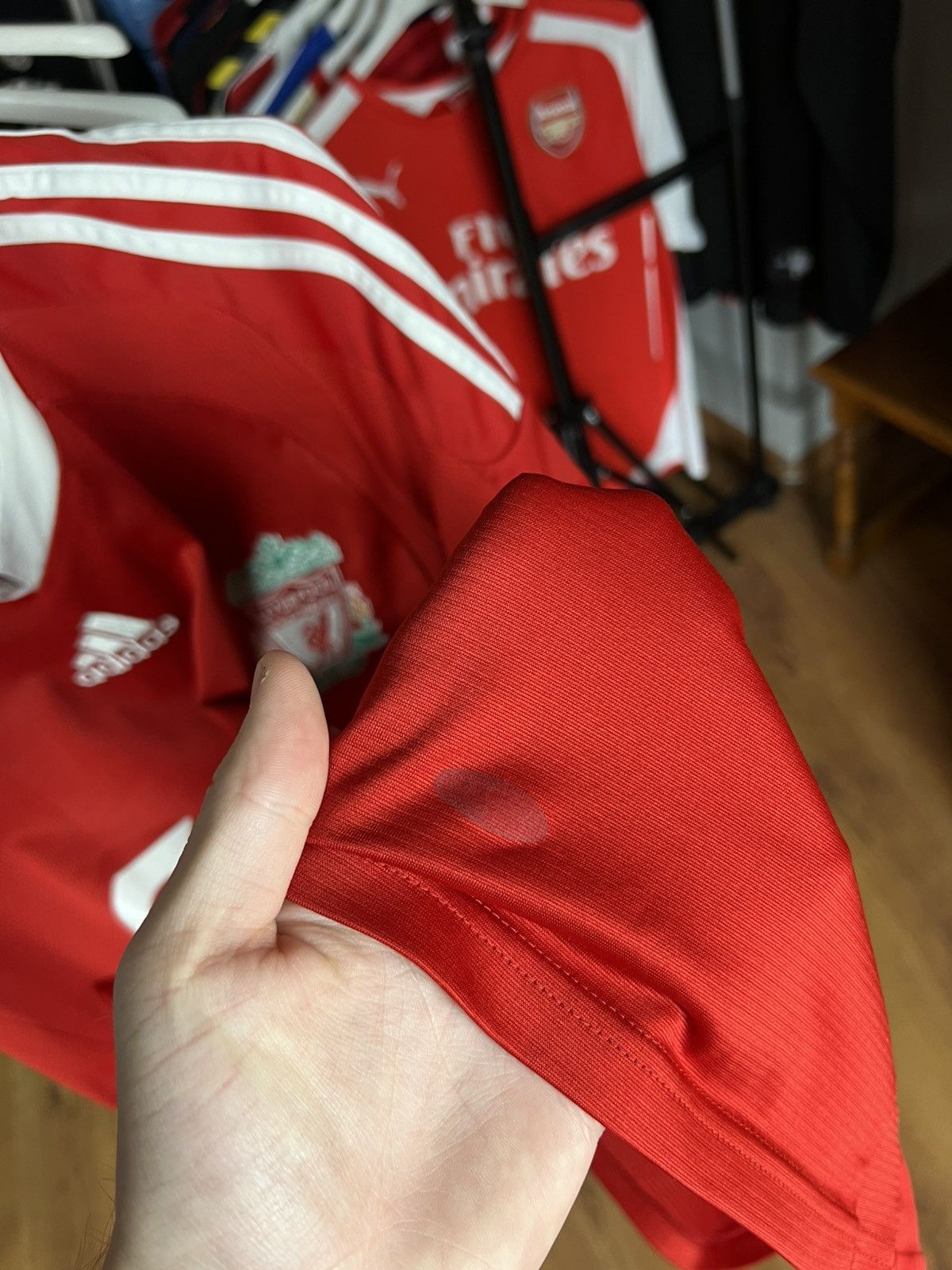 Adidas Soccer Jersey Liverpool 2008/09 Vintage Retro Kit Size US M / EU 48-50 / 2 - 6 Thumbnail