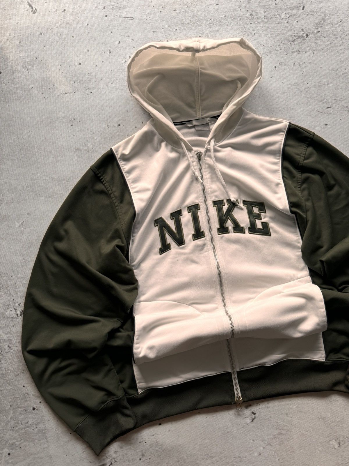 Nike × Vintage NIKE VINTAGE CENTER LOGO OVERSIZE BOXY ZIP HOODIE Size US L / EU 52-54 / 3 - 2 Thumbnail