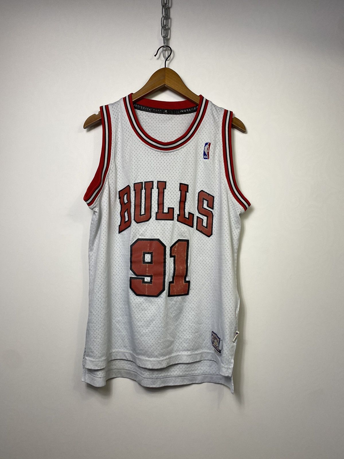 Adidas × NBA × Vintage Vintage Harwood Classics x Adidas Chicago Bulls Rodman Jerse Size US M / EU 48-50 / 2 - 3 Thumbnail