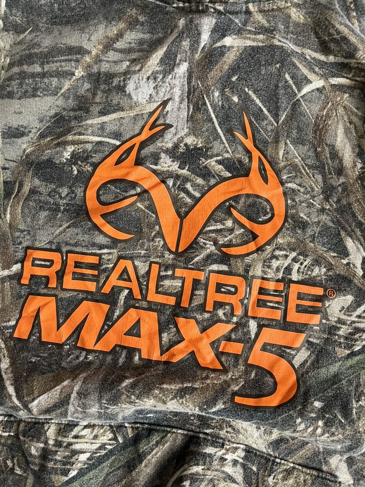 Realtree Vintage Real tree Centre Logo Max-5 Camo Boxy Fit Y2K Hoodie Size US XL / EU 56 / 4 - 4 Thumbnail