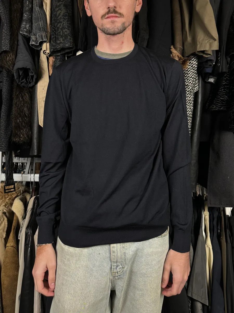 Prada SS2007 Prada Black Wool Sweater Size US S / EU 44-46 / 1 - 2 Thumbnail