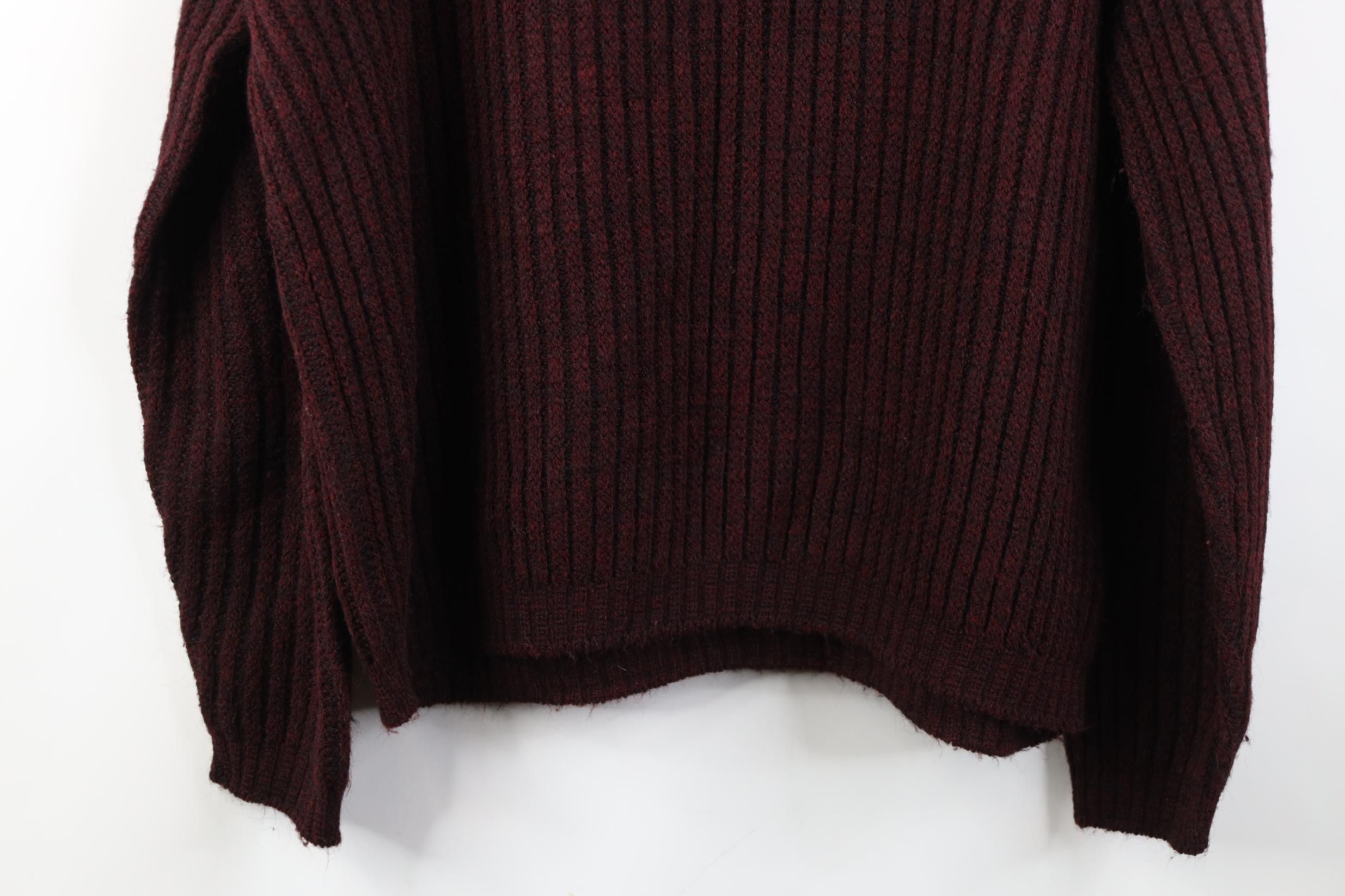 Vintage Vintage 60s Penneys Fit Chunky Ribbed Knit Sweater USA Red Size US L / EU 52-54 / 3 - 12 Thumbnail
