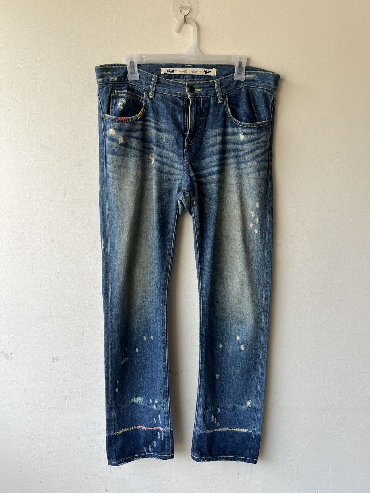 Tsumori Chisato Tsumori Chisato Japan Rips Distress Denim Trashed Jeans Size US 32 / EU 48 - 2 Thumbnail