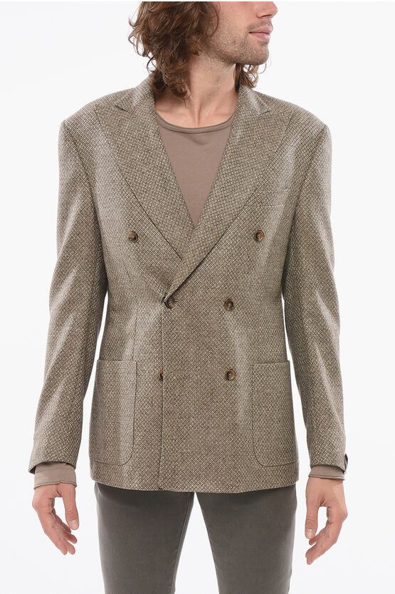 Virgin Wool GATE Double Breasted Blazer