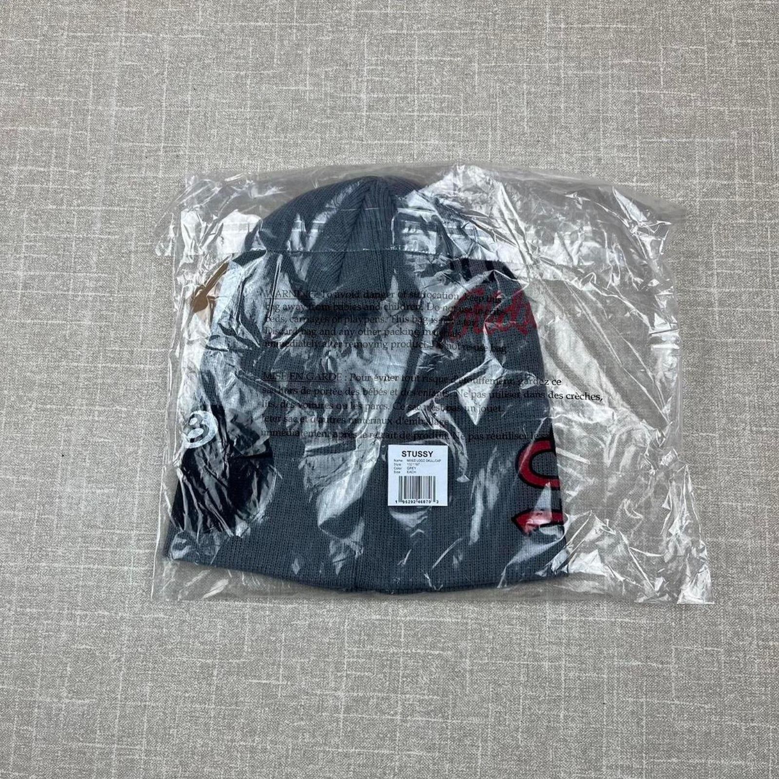 Stussy Stussy Mixed Logo Skullcap in Gray Size ONE SIZE - 4 Thumbnail