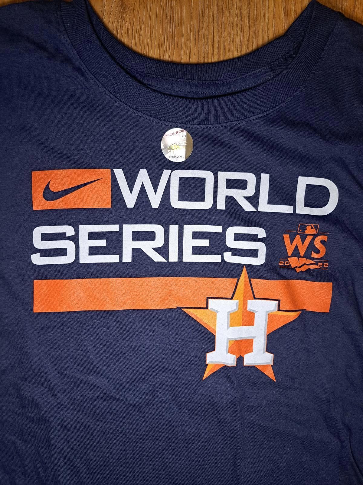 Nike NEW Nike MLB Astros World Series 2022 Shirt Mens Large Blue Size US L / EU 52-54 / 3 - 3 Thumbnail